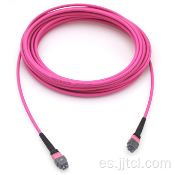 Cable de tronco MPO 12f 24f OM4 Violet 5.0 mm
